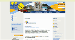 Desktop Screenshot of cdg45.fr